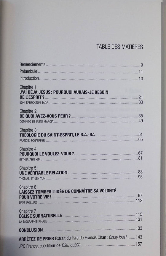 Dieu oublié (offre spéciale)