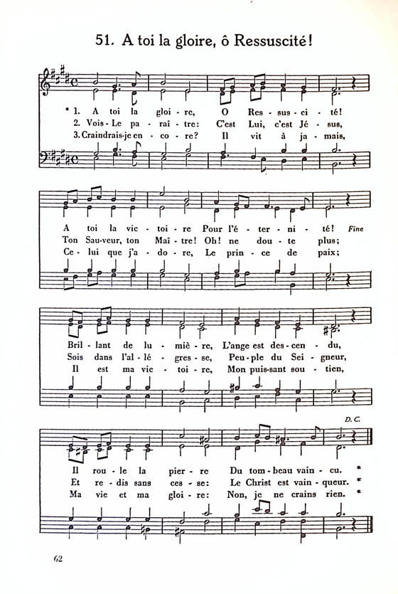 Vous qui marchez sur la route...chantez !