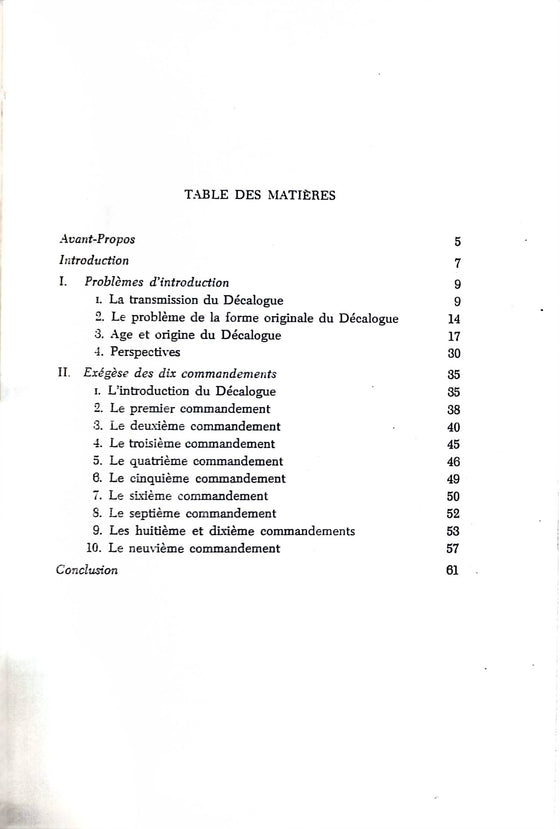 Le Décalogue