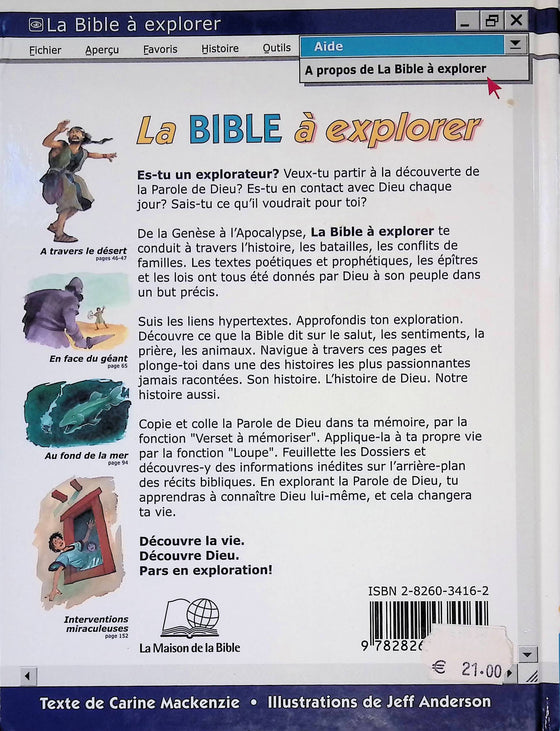 La Bible à explorer de la Genèse à l'Apocalypse
