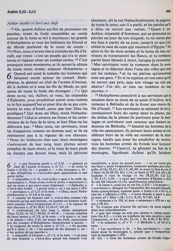 La Bible Osty (Traduction du chanoine Osty)