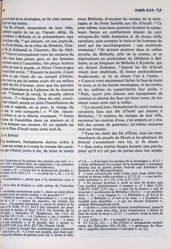 La Bible Osty (Traduction du chanoine Osty)