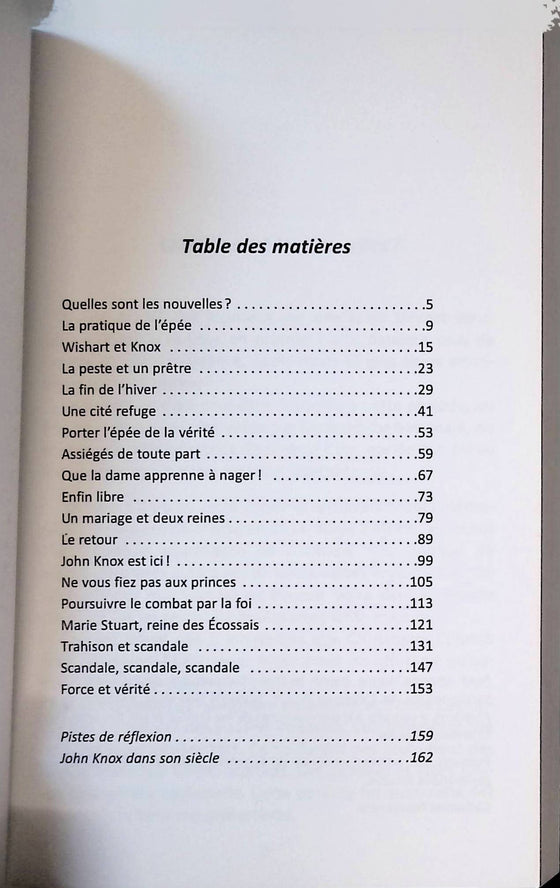 La trompette sonne : la vie de John Knox