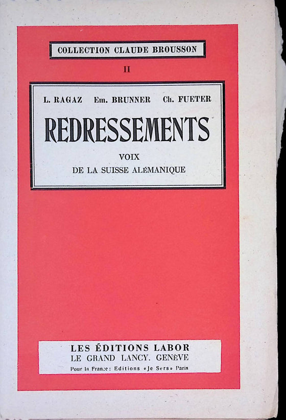 Redressements : voix de la Suisse alémanique