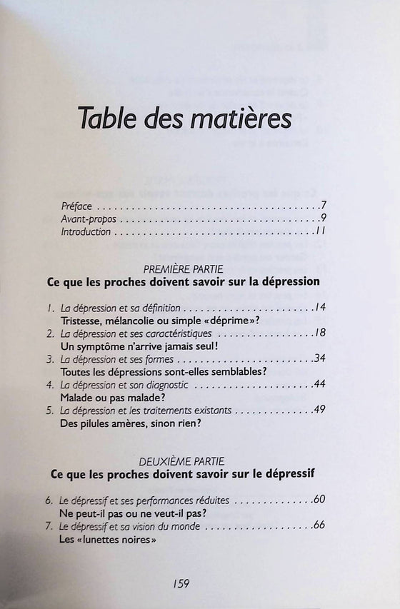 Face à la dépression : les proches et le malade