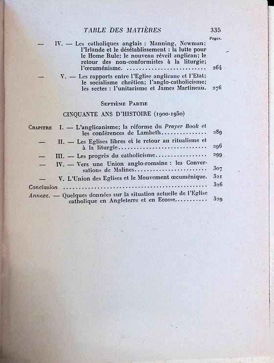 Histoire de l'Angleterre Chrétienne