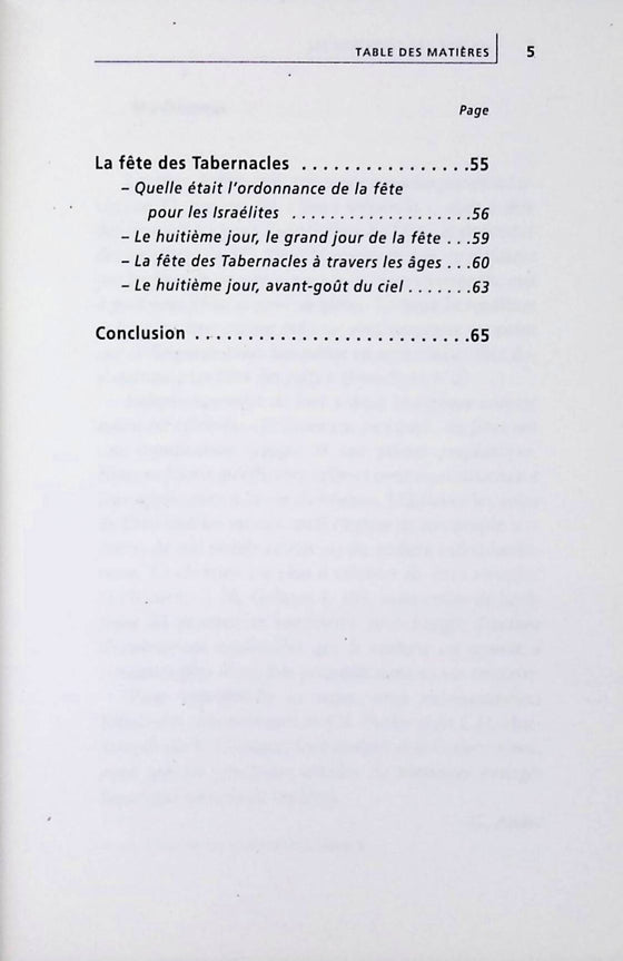 Les sept fêtes de l'Eternel : étapes de la vie chrétienne