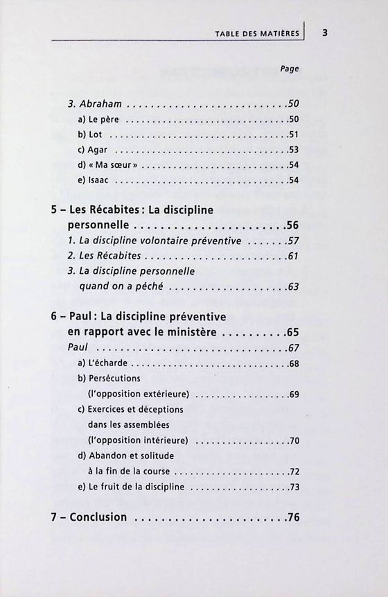 Plus de fruits : formé par le Père