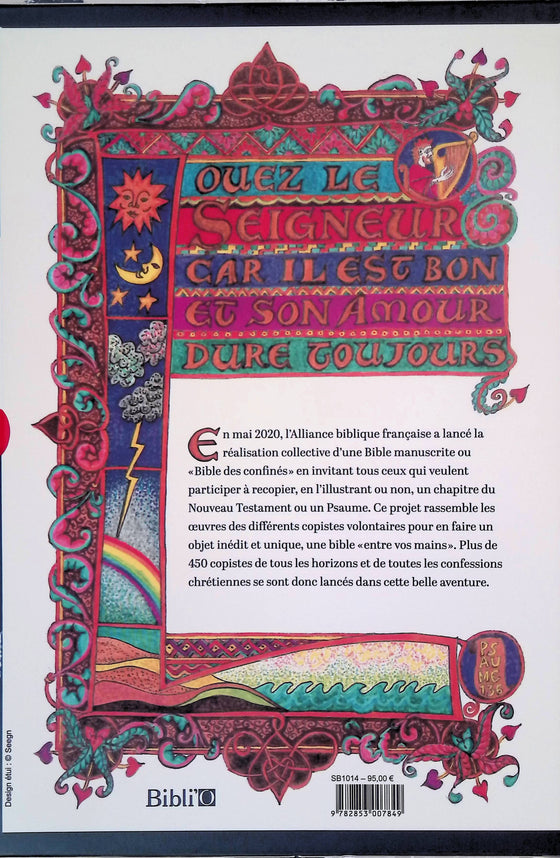 La Bible Manuscrite : Les psaumes et le nouveau testament