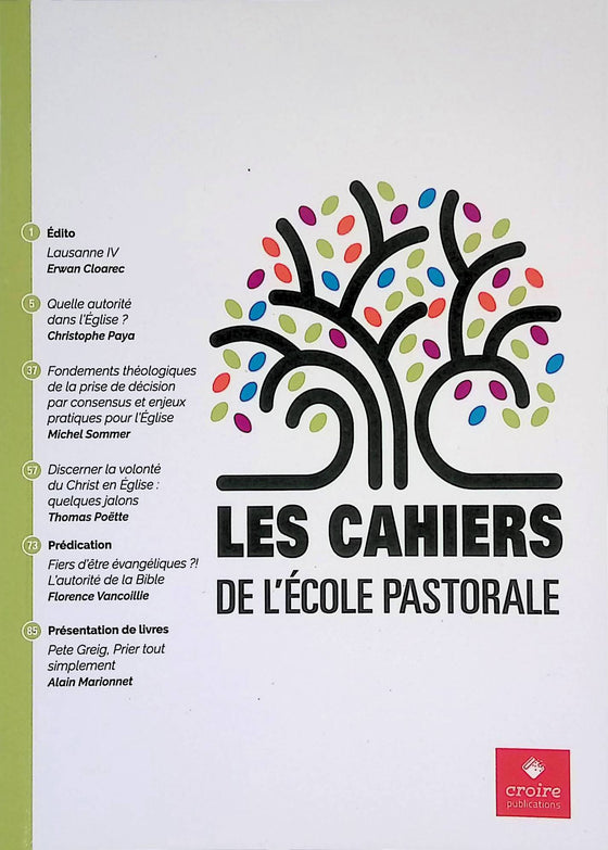 Les cahiers de l'école pastorale - 133