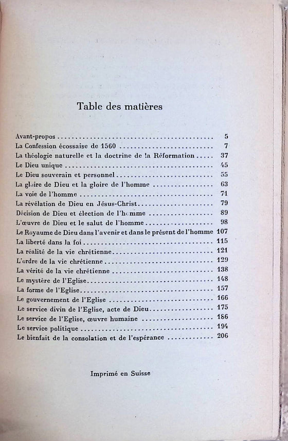 Connaître Dieu et le servir