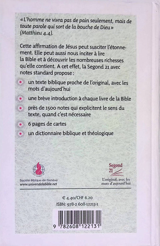 La Bible : l'original, avec les mots d'aujoud'hui