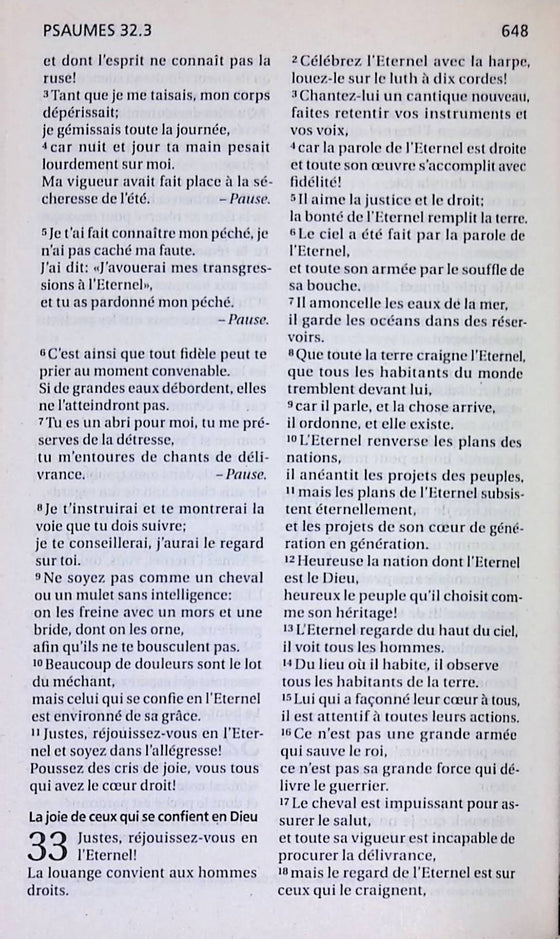 La Bible : l'original, avec les mots d'aujoud'hui