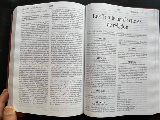 Bible d’étude de la foi réformée (Rouge, couverture rigide)