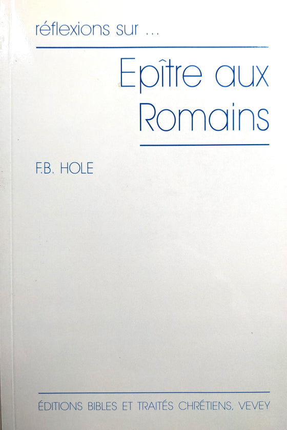 réflexions sur… Epître aux Romains