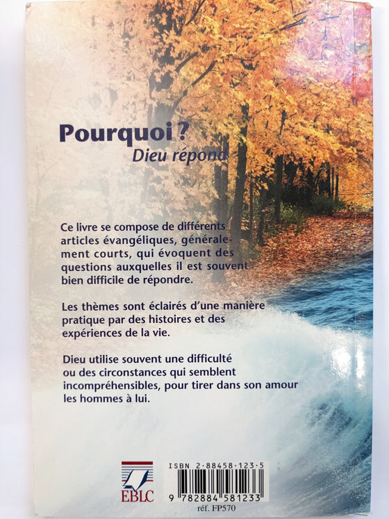 Pourquoi ? Dieu répond