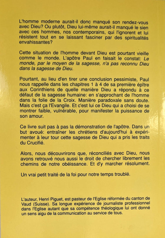 La folie de Dieu : Lettre de Paul aux chrétiens d'aujourd'hui