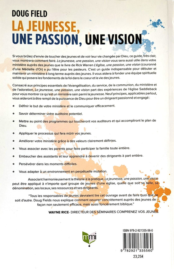 La jeunesse : Une passion, une vision