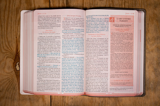 Bible Segond 1910 Femmes à son écoute Sable & blanche souple