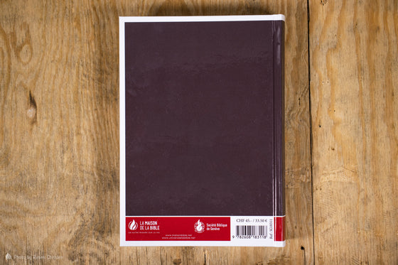 Bible d'étude Thompson Segond 21 sélection Marron rigide