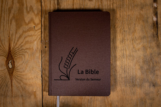 Bible Semeur 2015, gros caractères semi-souple brun