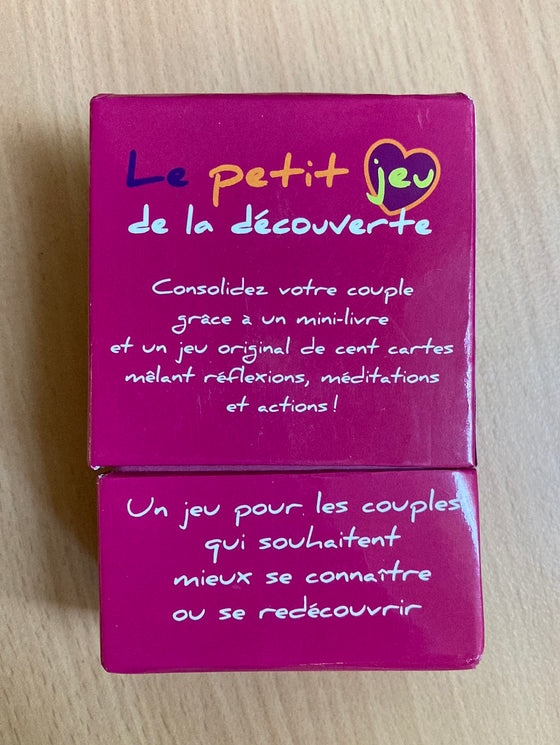 Le petit jeu de la découverte