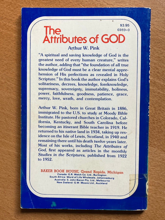 The Attributes of God