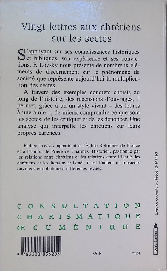 Vingt lettres aux chrétiens sur les sectes