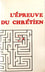 L'épreuve du chrétien