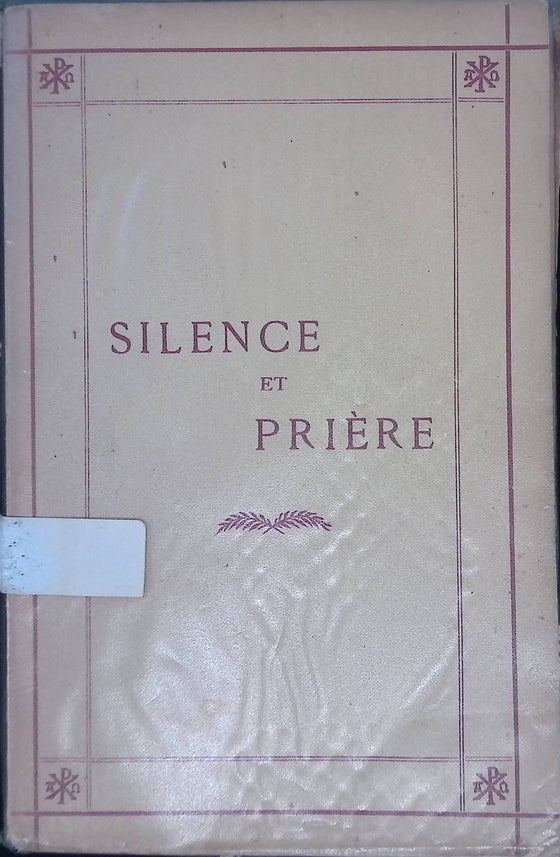 Silence et prière [Monod]