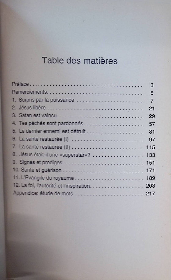Le ministère de guérison de Jésus