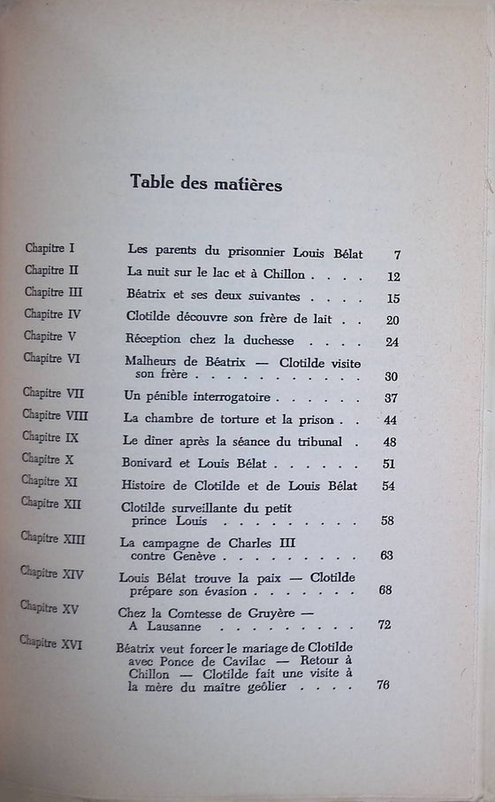 Les prisonniers de Chillon