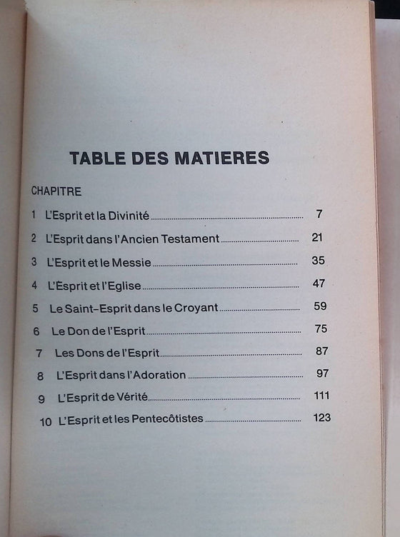 L'Esprit : Dieu en action