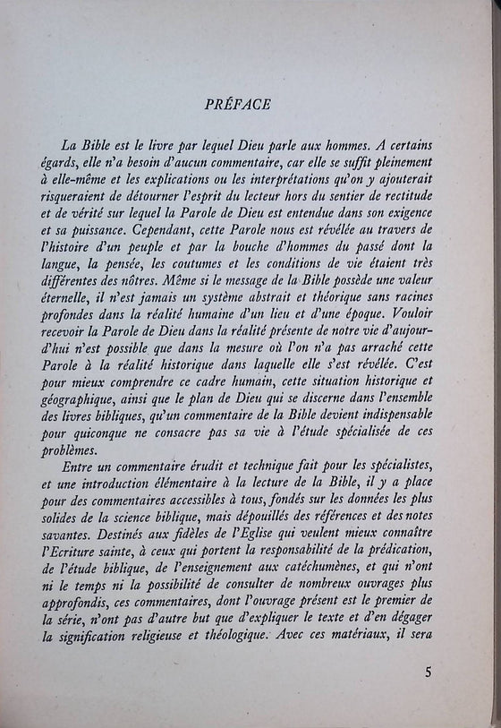 Le livre de la Genèse [chap 1-11]