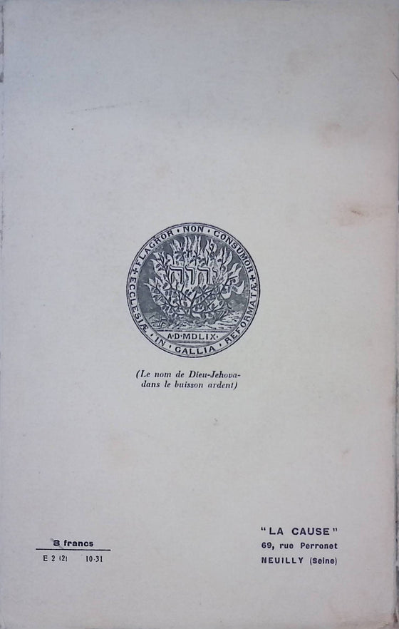 Vocations de prophètes