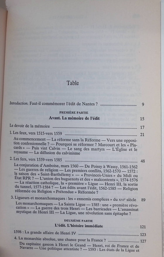 1598 : L'Edit de Nantes [Cottret]