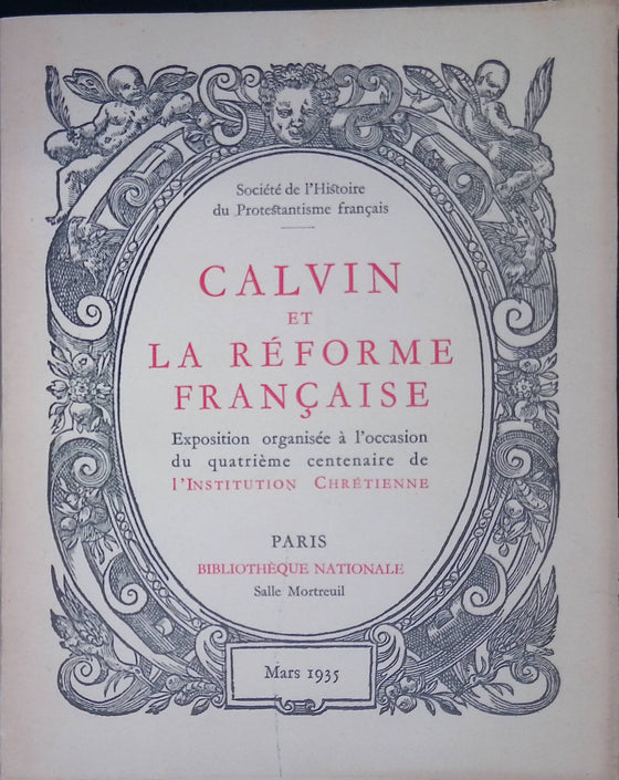 Calvin et la réforme française [1935]