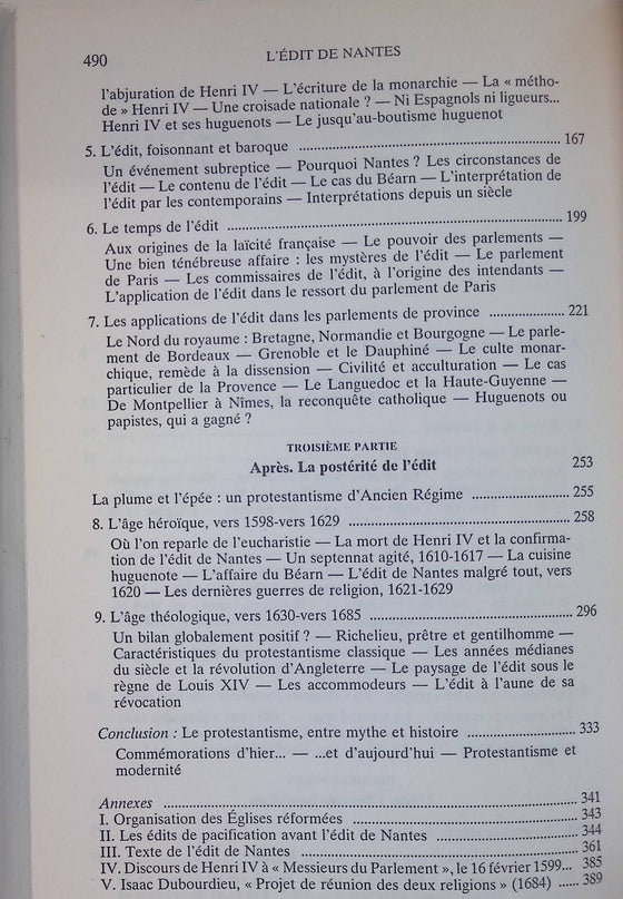 1598 : L'Edit de Nantes [Cottret]