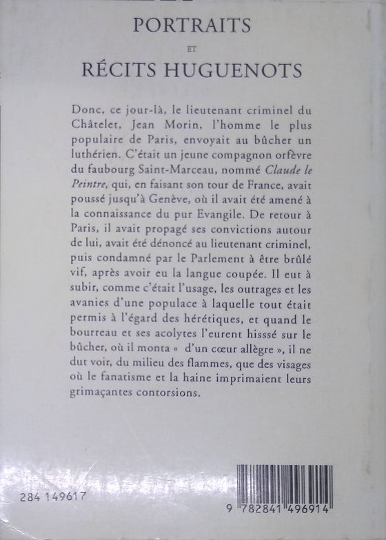 Portraits et récits huguenots