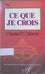 Ce que je crois [Crabtree]