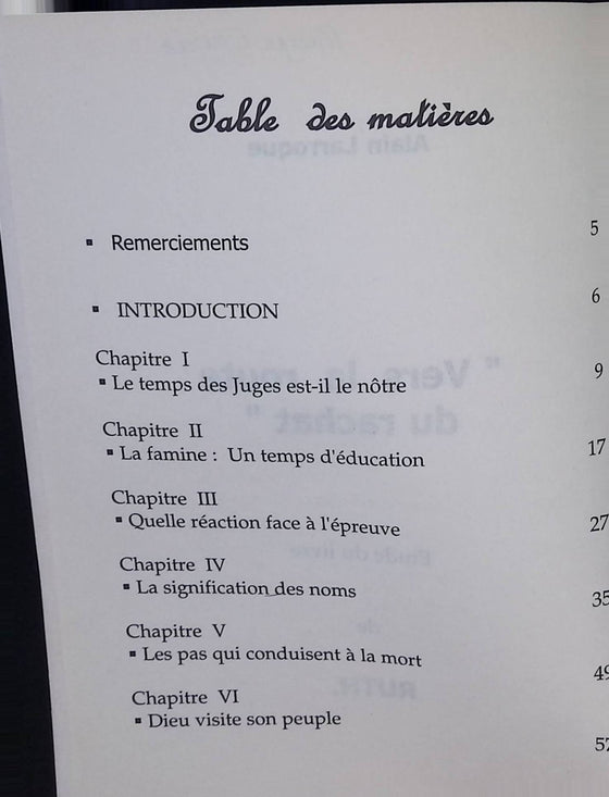 Vers la route du rachat