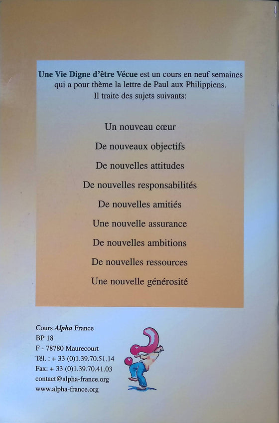 Une vie digne d'être vécue [MANUEL]