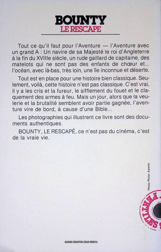 Bounty - Le Rescapé
