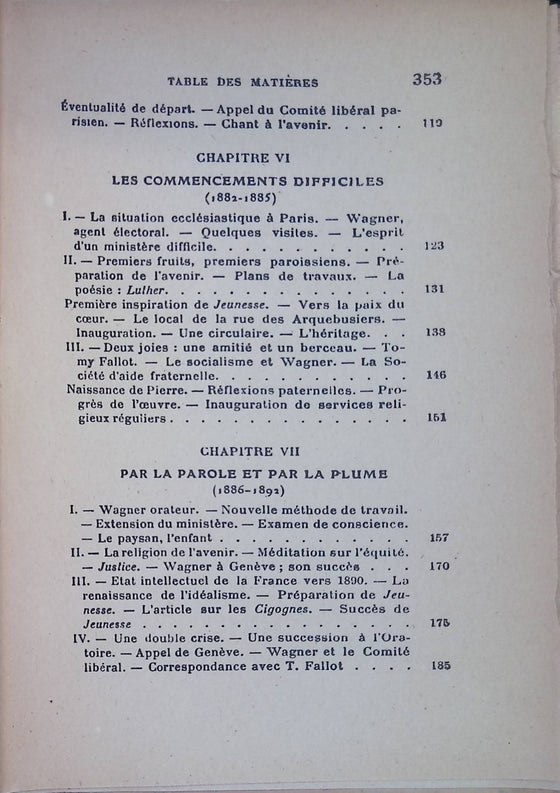 Un Homme, le pasteur Charles Wagner
