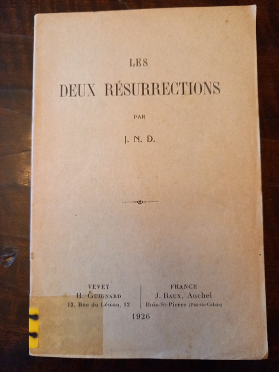 Les deux résurrections