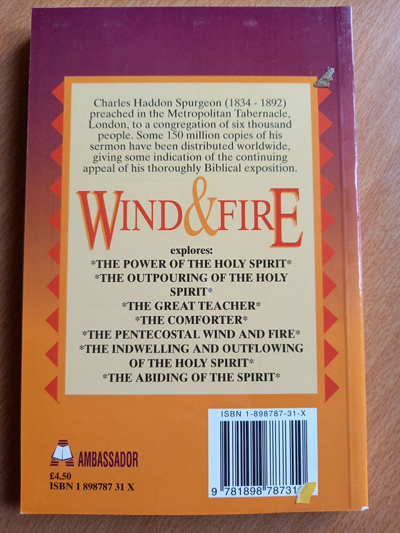 Wind & Fire, Ten Sermons on the Holy Spirit