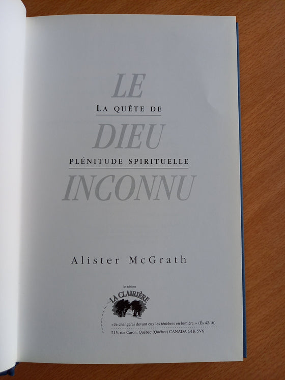 Le Dieu inconnu, La quête de plénitude spirituelle