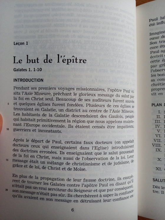 L'Épître aux Galates