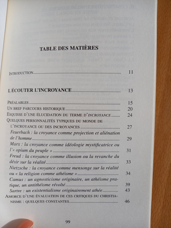 L'incroyance une chance pour la foi? (Libéral)