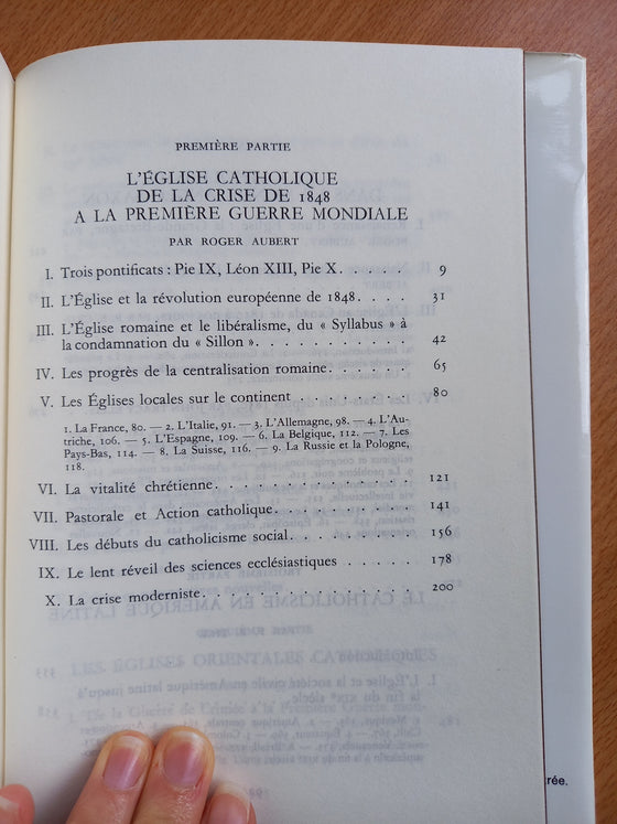 Nouvelle Histoire de l'Eglise Vol. 5 - L'Eglise dans le monde moderne (catholique)